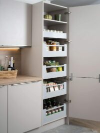 blum space grey tandom box pantry unit in noida